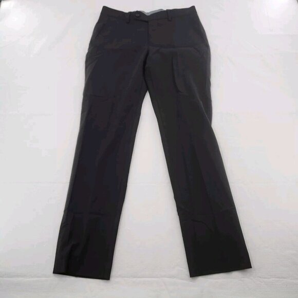 Bar III Men's Dress Pants Skinny Fit  Slacks - Black - 30W-30L Wool Blend - Picture 1 of 5